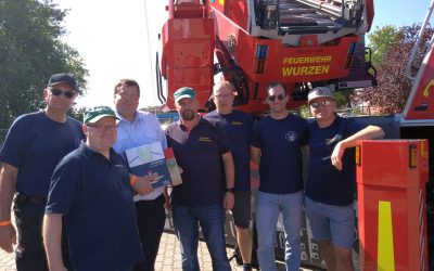 Winninghausens Brandschützer besuchen die Feuerwehr in Wurzen